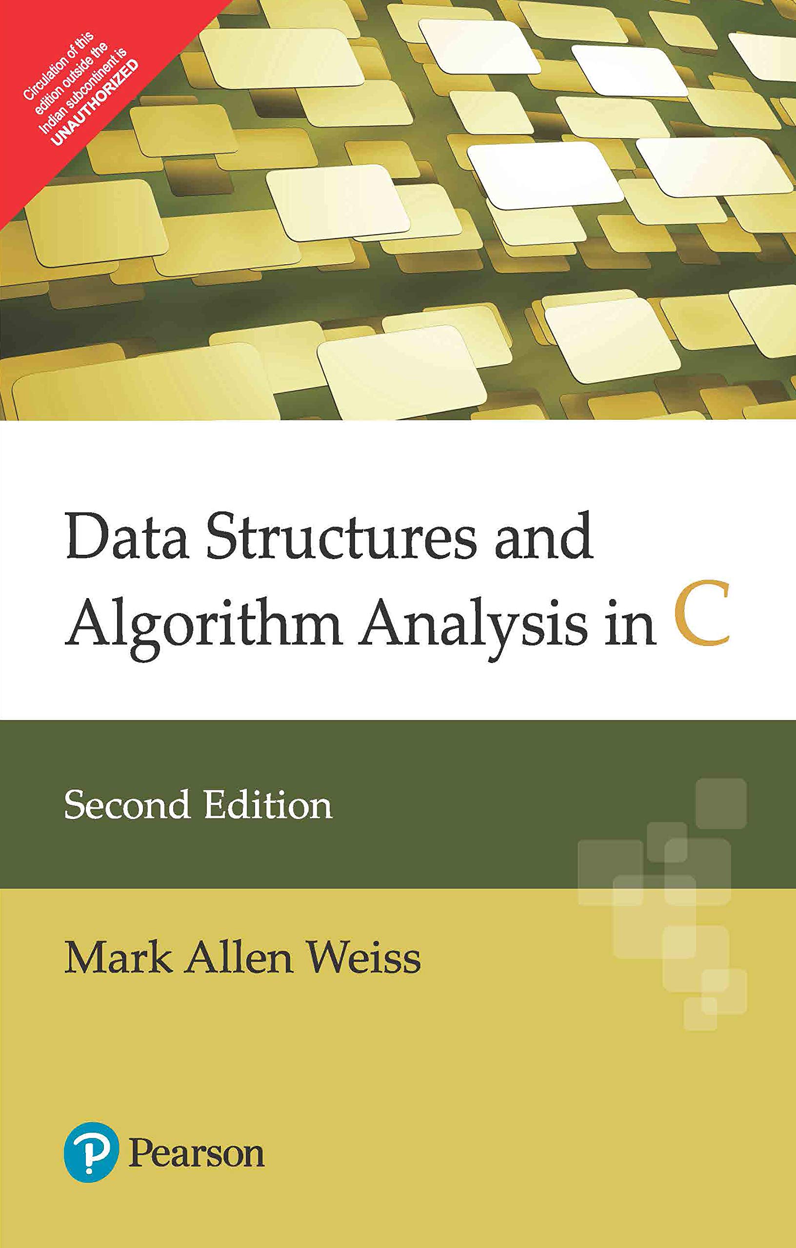 Book cover of Data Structures and Algorithm Analysis in C by Mark Allen Weiss Book cover of Data Structures and Algorithm Analysis in C by Mark Allen Weiss
